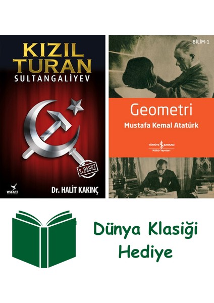 Kızıl Turan + Geometri + Dünya Klasiği Hediye
