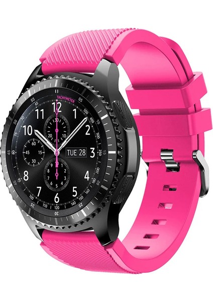 22MM Gear S3 Watch 4 -Gt2 GT2E 46MM Kayışkordon Silikon Kayış KORDON-(5775) - ?61?20E8-3G2161