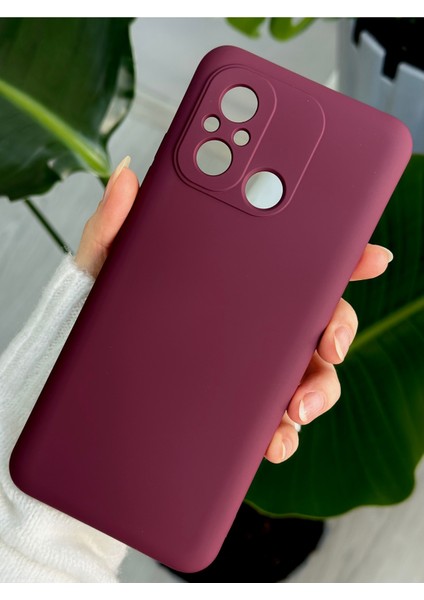 Redmi 12C Uyumlu Içi Kadife Lansman Esnek Silikon Kılıf