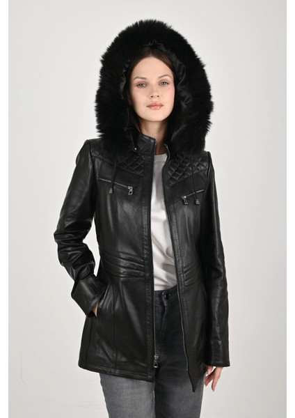 Kadın Deri Mont 8136KPŞ fiyatları