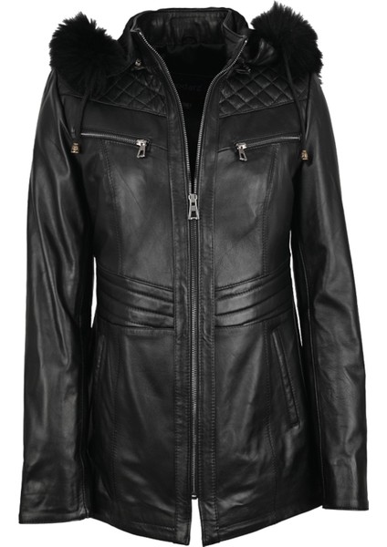 Kadın Deri Mont 8136KPŞ fırsatları