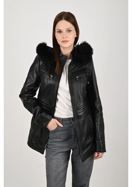 Kadın Deri Mont 8136KPŞ