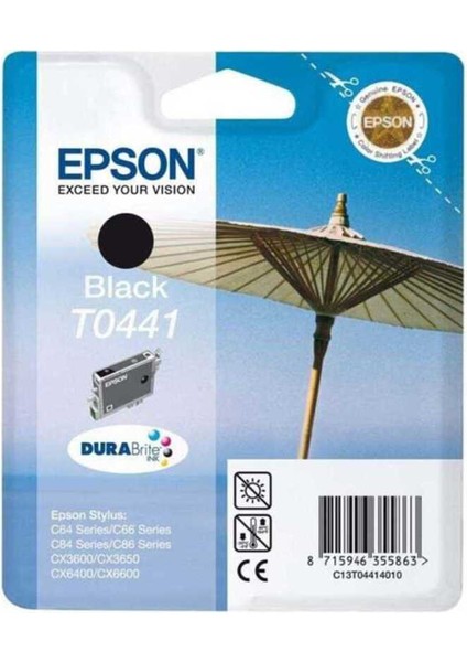 T0441-C13T04414020 Siyah Orijinal Kartuş-C Grade