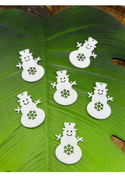 6 Adet Keçe Kardan Adam Arma Dikiş Aksesuarı 6x4 cm indirimleri