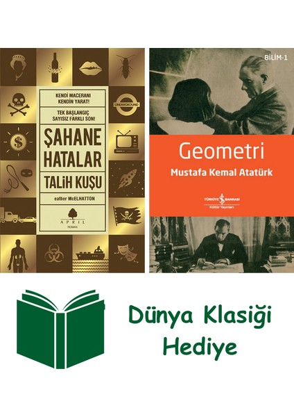 Şahane Hatalar 2 - Talih Kuşu + Geometri + Dünya Klasiği Hediye
