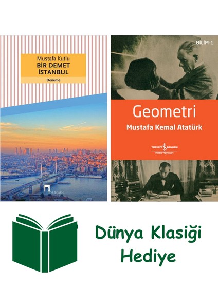 Bir Demet Istanbul + Geometri + Dünya Klasiği Hediye