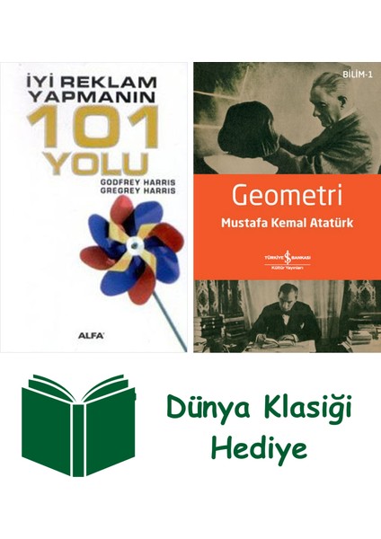 Iyi Reklam Yapmanın 101 Yolu + Geometri + Dünya Klasiği Hediye