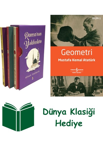 Ravza'nın Yıldızları - Özel Kutulu + Geometri + Dünya Klasiği Hediye