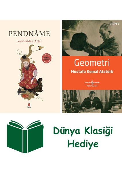 Pendname + Geometri + Dünya Klasiği Hediye