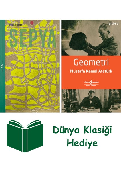 Sepya + Geometri + Dünya Klasiği Hediye