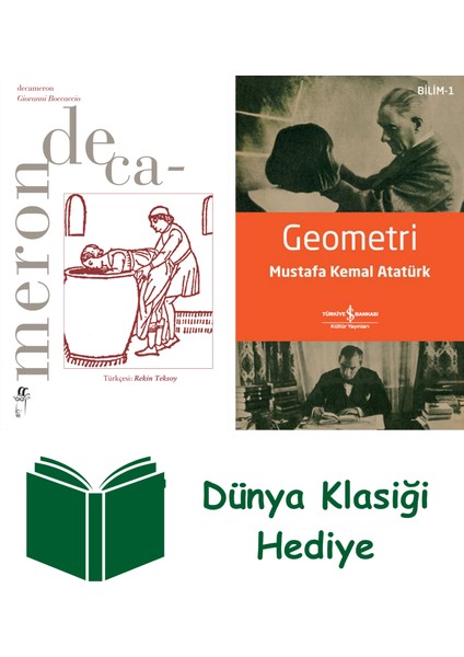 Decameron (Ciltli) + Geometri + Dünya Klasiği Hediye