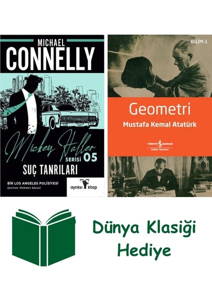 Mickey Haller Serisi 5 - Suç Tanrıları + Geometri + Dünya Klasiği Hediye