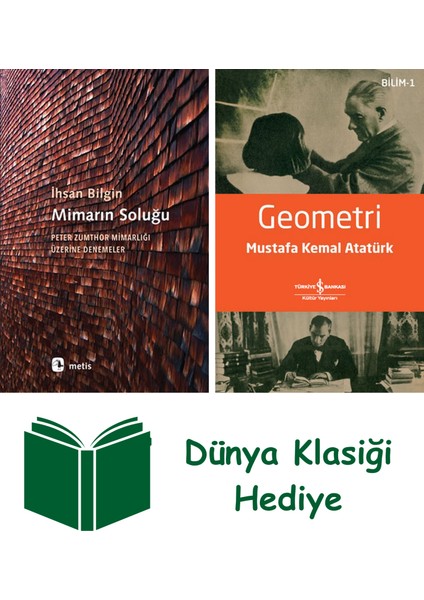 Mimarın Soluğu + Geometri + Dünya Klasiği Hediye