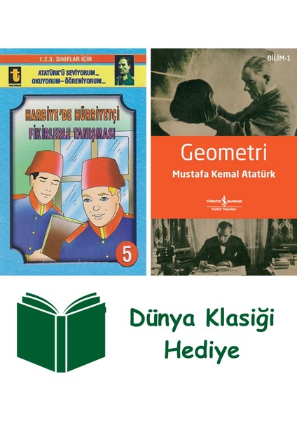 Harbiye'de Hürriyetçi Fikirlerle Tanışması - 5 (Eğik El Yazısı) + Geometri + Dünya Klasiği Hediye