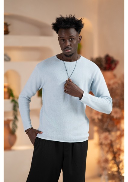 Regular Fit Likralı Kendinden Çizgili Mevsimlik Spor Kazak fiyatları