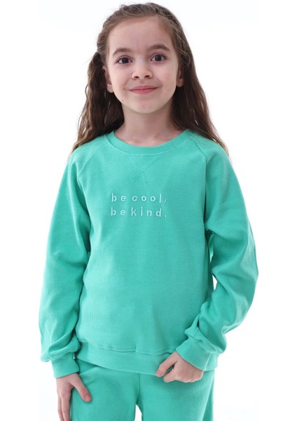 Kyex Kız Çocuk Alt Üst Kaşkorse Pamuklu Eşofman Takımı fırsatları