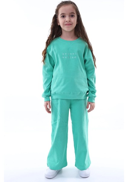 Kyex Kız Çocuk Alt Üst Kaşkorse Pamuklu Eşofman Takımı