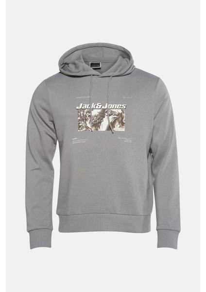 Core Jcoboost Pamuklu Baskılı Kapüşon Yaka Sweat Erkek Sweat 12284474