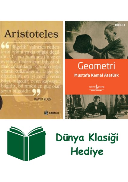 Aristoteles + Geometri + Dünya Klasiği Hediye