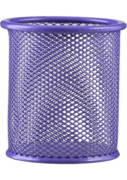 Renkli Masa Üstü Metal Yuvarlak Model Kalemlik Farklı Renklerde ( 2 Adet ) modelleri