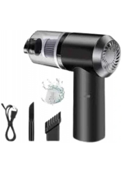 Vakumlu Süpürge Şarjlı Elektrikli Mini Taşınabilir Uzun Ömürlü Hazneli