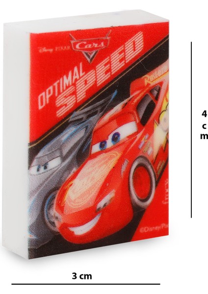 Cars Arabalar Baskılı Silgi ( 6 Adet )