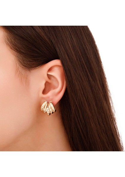 Tasarım Altın Küpe - 14K modelleri