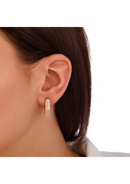 Tasarım Altın Küpe - 14K modelleri