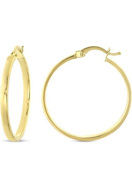 Altın Halka Küpe - 14K