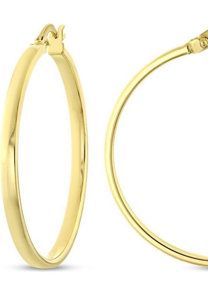 Altın Halka Küpe - 14K fiyatları