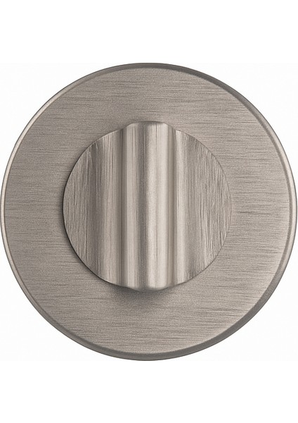 RO12 Kapı Kolu Rozeti Wc Fırçalı Füme Renk 52X52X9 mm