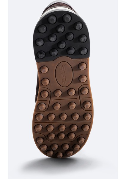 Erkek Kahverengi Süet Karışımlı Esnek Taban Hafif Casual Ayakkabı A42Y8009