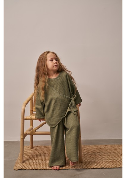 Haki Waffle Bağlamalı Takım fiyatları