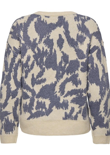 Gigi Ls Glitter O-Neck Kadın Triko Kazak – Işıltılı Bisiklet Yaka modelleri