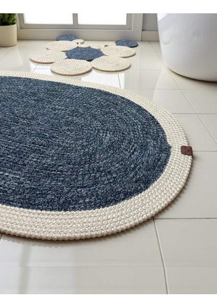 2'li Modern Hasır Görünümlü Banyo Paspası - Modern Dokunuş fırsatları