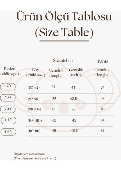 Sütlü Kahve Çocuk Kanguru Cepli Oversize Eşofman Takımı modelleri