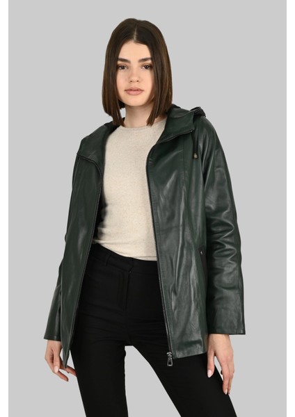 Kadın Deri Mont 8011KSN modelleri