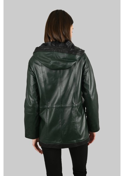 Kadın Deri Mont 8011KSN indirimleri