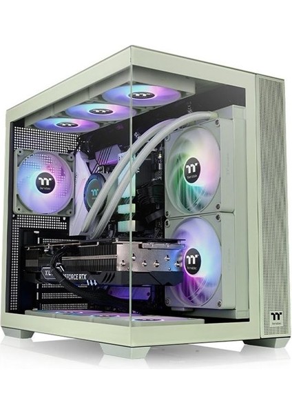<![cdata[thermaltake 850W 80+ Gold Vıew 380 Macenta Green CA-3Z2-85MEWE-00 Gamıng Mıd-Tower Pc Kasası Yeşil ]]>