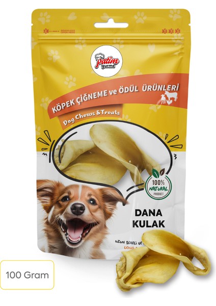 Dana Kulak 100 Gram Doğal Köpek Ödül Maması