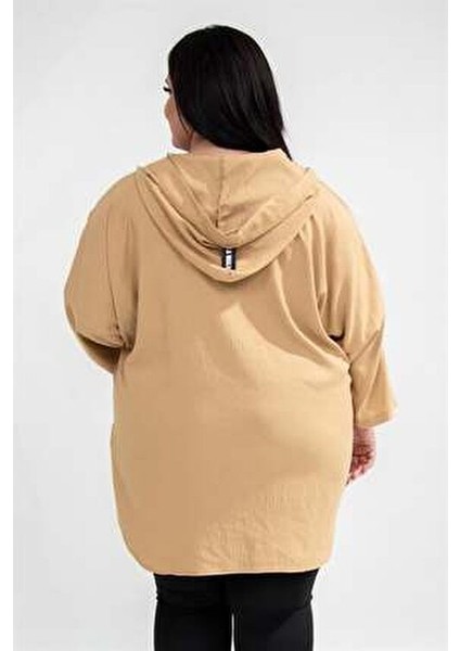 Büyük Beden Kapşonlu Swea fiyatları