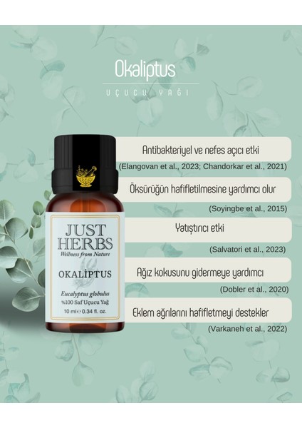 Okaliptus Yağı 10 ml %100 Saf ve Doğal Eucalyptus Globulus Leaf Oil fiyatları