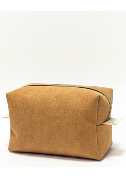 Taba Süet Makyaj Çantası modelleri