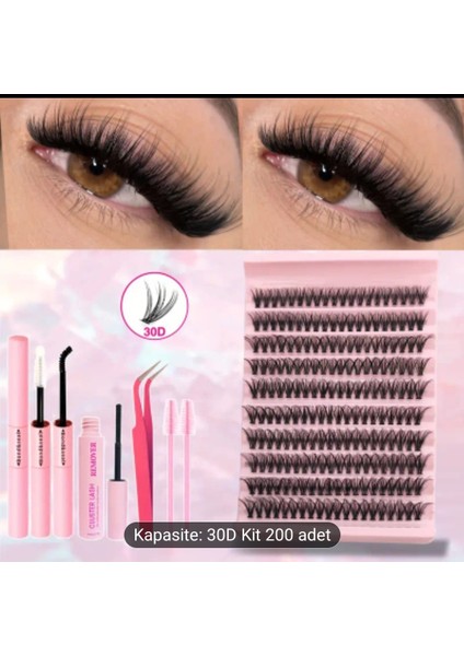 800/200 ADET KİRPİK UZATMA SETİ STİLLER YAPIŞTIRICI CIMBIZ ÇIKARMA APARATI İLE 2 FIRÇA modelleri