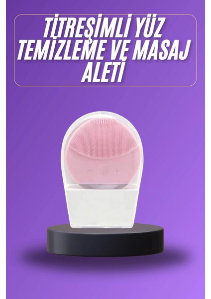 Titreşimli Yüz Masaj Aleti Titreşimli Makyaj Temizleme Cihazı