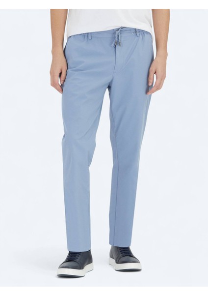 Mavi Düz Dokuma Jogging Fit Casual Pantolon fiyatları