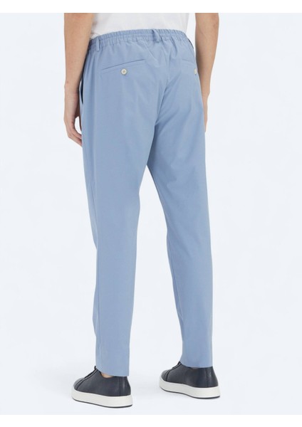 Mavi Düz Dokuma Jogging Fit Casual Pantolon fırsatları