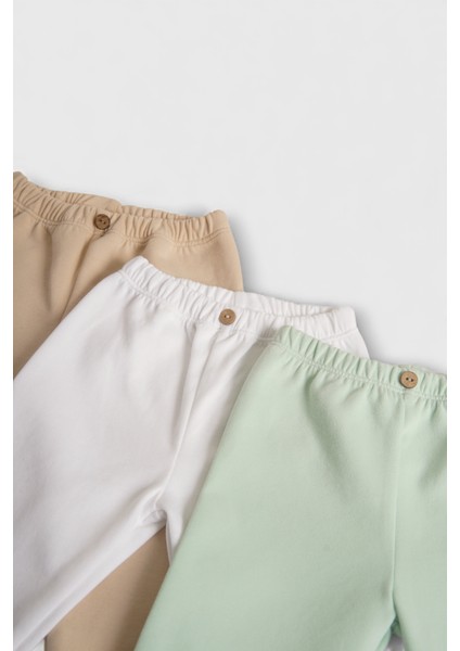 3'lü Pamuk Bebek Tayt modelleri