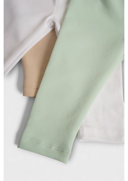 3'lü Pamuk Bebek Tayt fırsatları