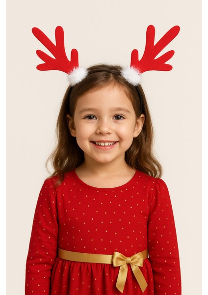 Yılbaşı Süsü Yılbaşı Desenli Kız Çocuk Taç Kız Çocuk Oyuncağı Noel Süsü